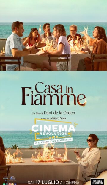Casa in fiamme