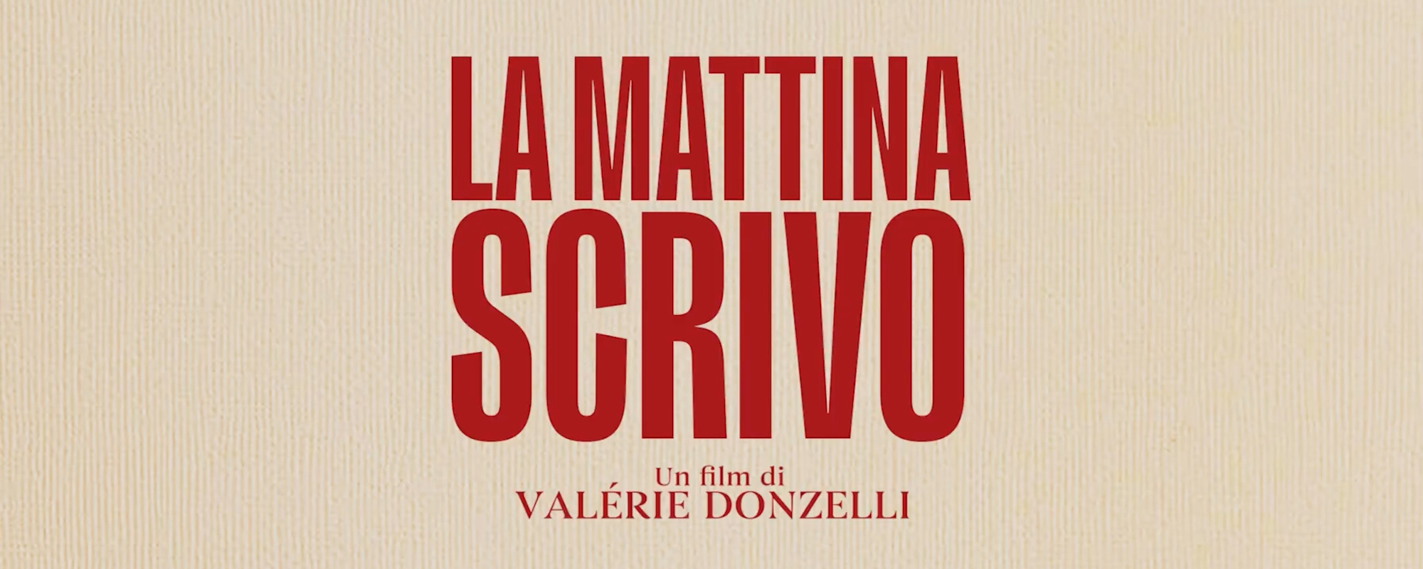 La mattina scrivo